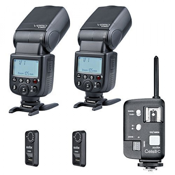 Godox VING V850 Lithium-ion TTL Speedlite + sb1520 15 x 20 cm Mini Softbox Diffusor + Wabe hc-01-34